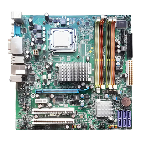 Материнская Плата Acer iB85 Socket 1150 (LGA1150) 4DualDDRIII 4SATAIII SATAII 2PCI-E16x3.0 PCI-E1x PCI SVGA DVI 2DP LAN1000 AC97-6ch 2USB3 mATX HT For Veriton X4630G M4630G(B85H3-AM)